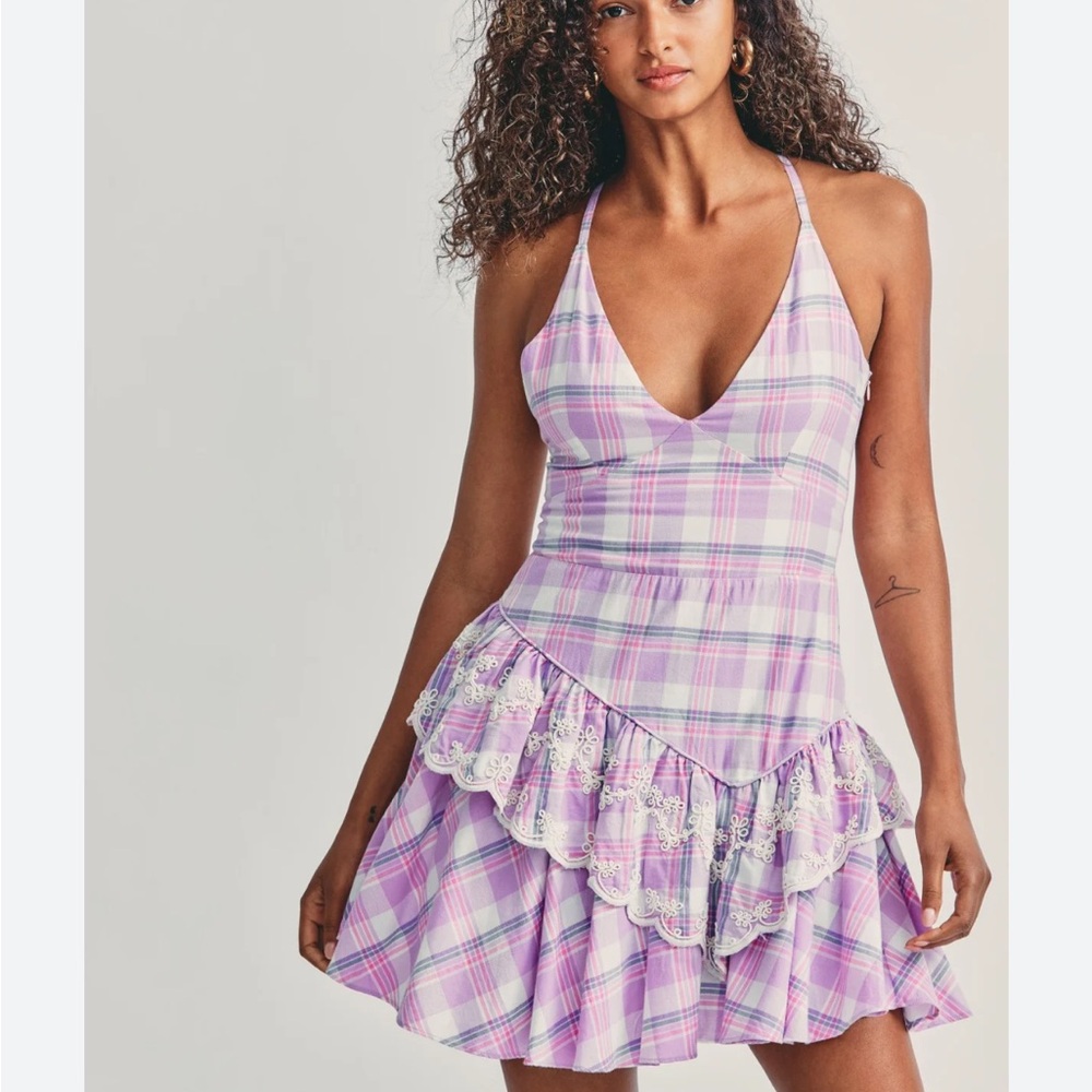 Loveshackfancy purple mini dress - Picture 2 of 2